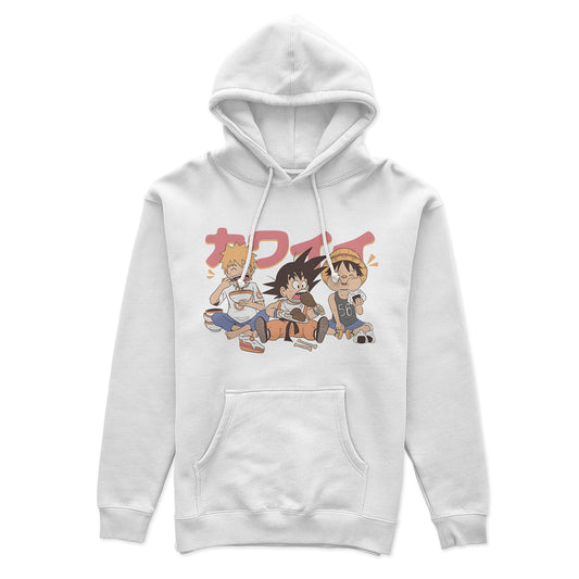 Anime x Luffy x Goku x Naruto Hoodie