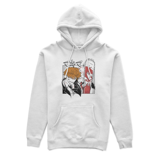 Chainsaw Man x Makima White Hoodie